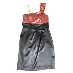 Y2K One Shoulder Pink Short Homecoming Dress Medium